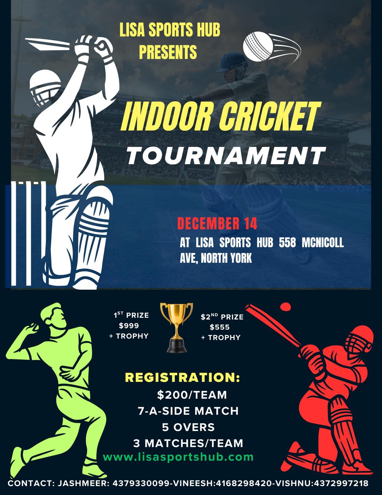 Indoor Cricket Tournament